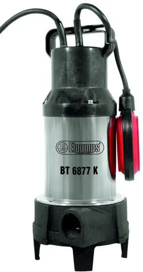 ELPUMPS BT 6877 K ponorné kalové čerpadlo do septiku s řezným nožem Sale