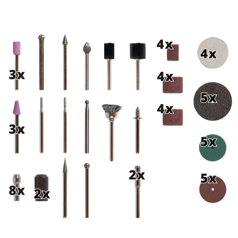 Sada pro broušení/gravírování, 61ks Begrenztes Angebot