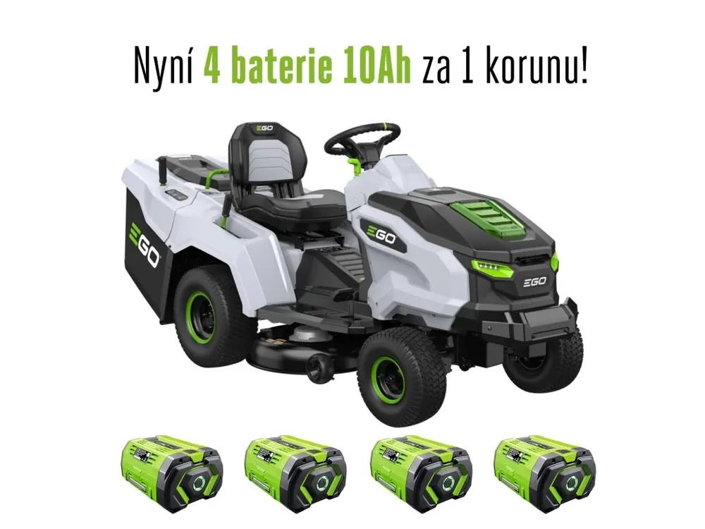 AKU zahradní traktor EGO TR3801E-B Mega-Angebot