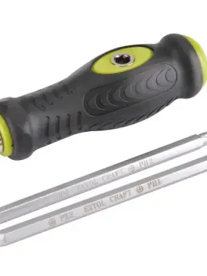 Beliebt Šroubovák s T-rukojetí a 2 oboustrannými 1/4" hroty, délka hrotů 130mm, EXTOL CRAFT