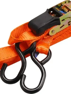 Pás upínací ráčnový s háky, 8m x 25mm, max. 800kg, PES, EXTOL PREMIUM Neu