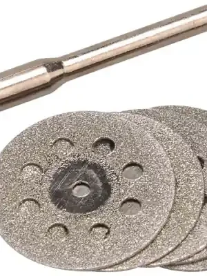 Kotouče diamantové na přímou brusku, sada 6ks, průměr dříku 3,2mm, EXTOL CRAFT Versand Am Gleichen Tag
