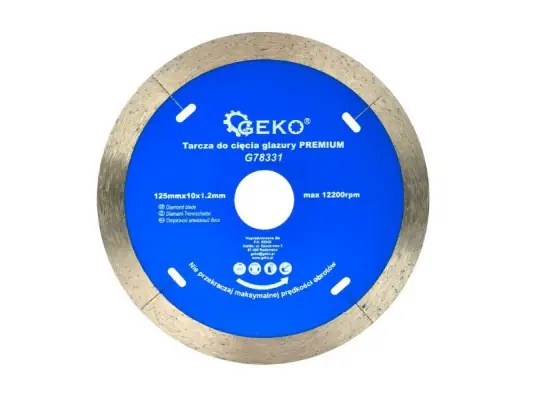 Diamantový řezný kotouč na keramické dlaždice 125mm x 10 x 1,2mm GEKO Saisonangebot