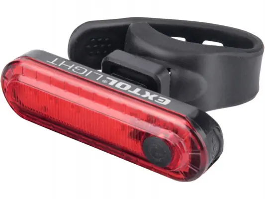 Světlo červené na kolo 30lm, USB nabíjení EXTOL LIGHT Letzte Chance