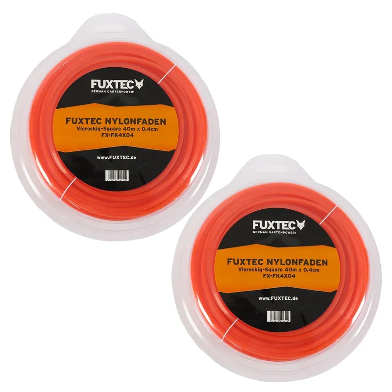 Zertifiziert Sada 2 ctvercu nylonové nite FUXTEC 40 m x 0,4 cm