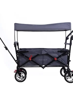 Direkt Vom Hersteller Rucní vozík FUXTEC FX-CT700 se slunecní stríškou chránenou proti UV zárení a prídavnou rukojetí na tlacení