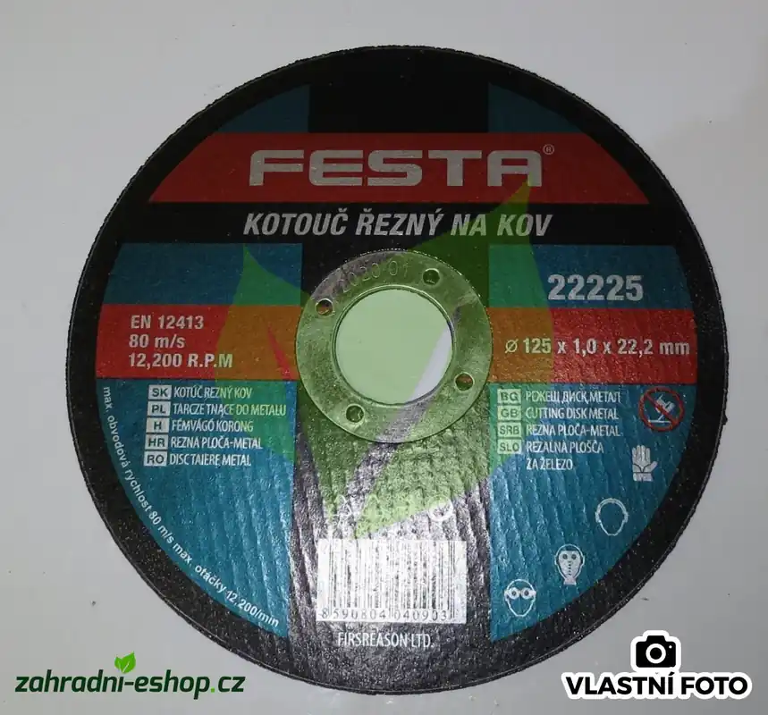 Begrenztes Angebot Řezný kotouč 125 x 1,0