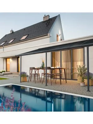 Palram - Canopia Capri 5400 antracit 3 x 5,46 Beliebt