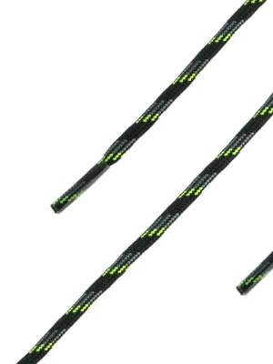 Kulaté černozelené tkaničky 220 cm do bot HAIX Protector Ultra Nur Heute