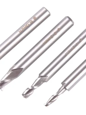 Echt frézy stopkové, sada 4ks, ?3,2-4-6-6,3mm, EXTOL CRAFT 408010B