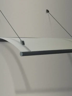 vchodová stříška LANITPLAST RUBIN 150/96 tm. šedá Billig