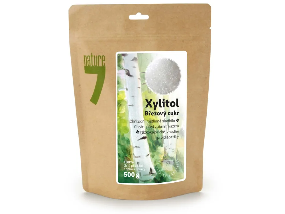 xylitol cukr, 500g jemná krupice, Nature7 570005 Bestpreis