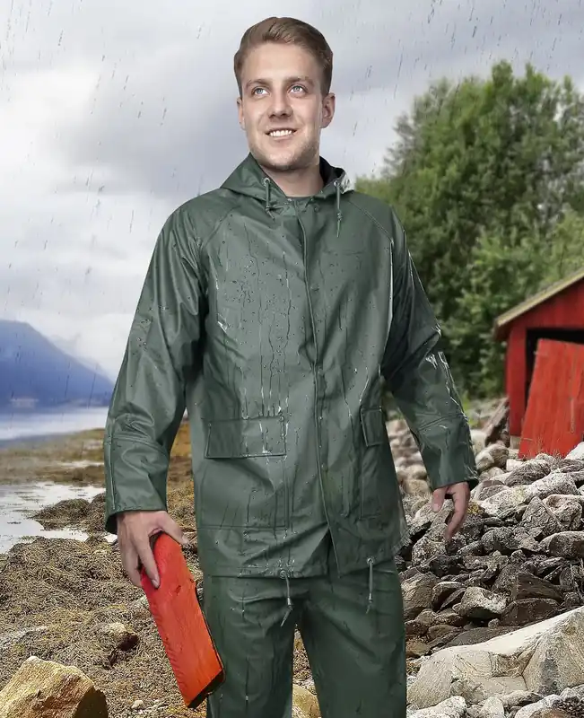Geprüft Voděodolný oblek ARDON®RAINMAN zelený – DOPRODEJ
