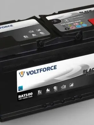 Highlight Autobaterie 100 Ah VOLTFORCE BLACK PREMIUM
