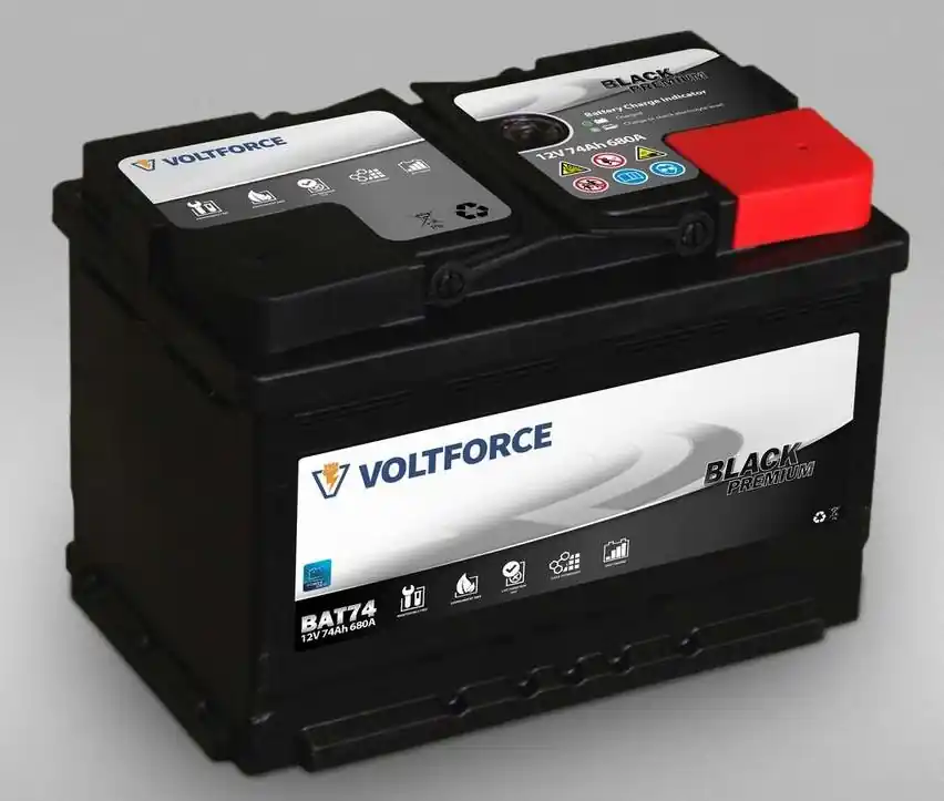 Autobaterie 74 Ah VOLTFORCE BLACK PREMIUM Bestpreis