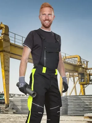 Nur Heute Kalhoty s laclem ARDON®NEON černo-žluté prodloužené