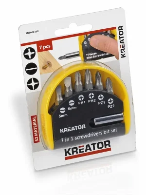 Beliebt KRT064100 Sada bitů 7 ks PZ/FL/PH KREATOR