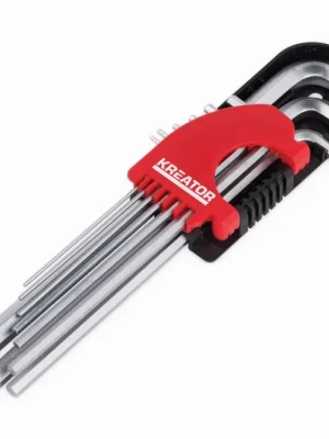 Ausverkauf KRT408301 Sada klíčů HEX dlouhé 9ks 1,5-10 KREATOR