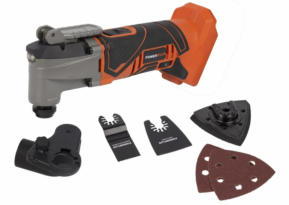Ausverkauf POWDP4060 Aku multitool oscilační bruska 20V (bez AKU) POWERPLUS záruka 3 roky