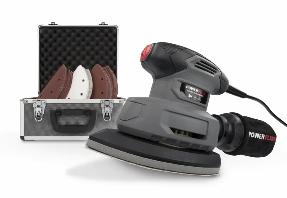 Mega-Angebot POWESET5 Vibrační mini delta bruska 140 W SET POWERPLUS