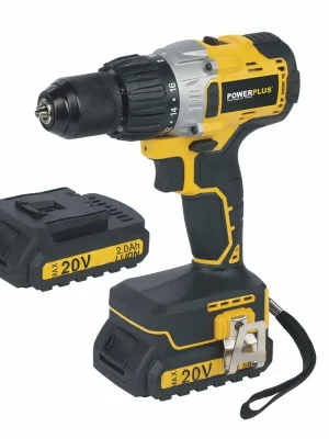 Top-Angebot POWX00450 Aku bezuhlíkový příklepový šroubovák / vrtačka 20V LI-ION 2BAT POWERPLUS záruka 3 roky