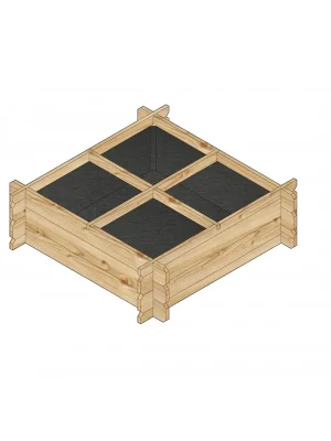 Ausverkauf vyvýšený záhon LANITPLAST POTTING1 (S7279)