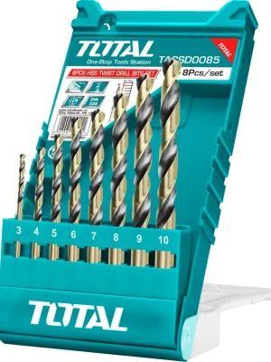vrtáky do kovu, sada 8ks, 3-10mm/1mm, HSS Saisonangebot