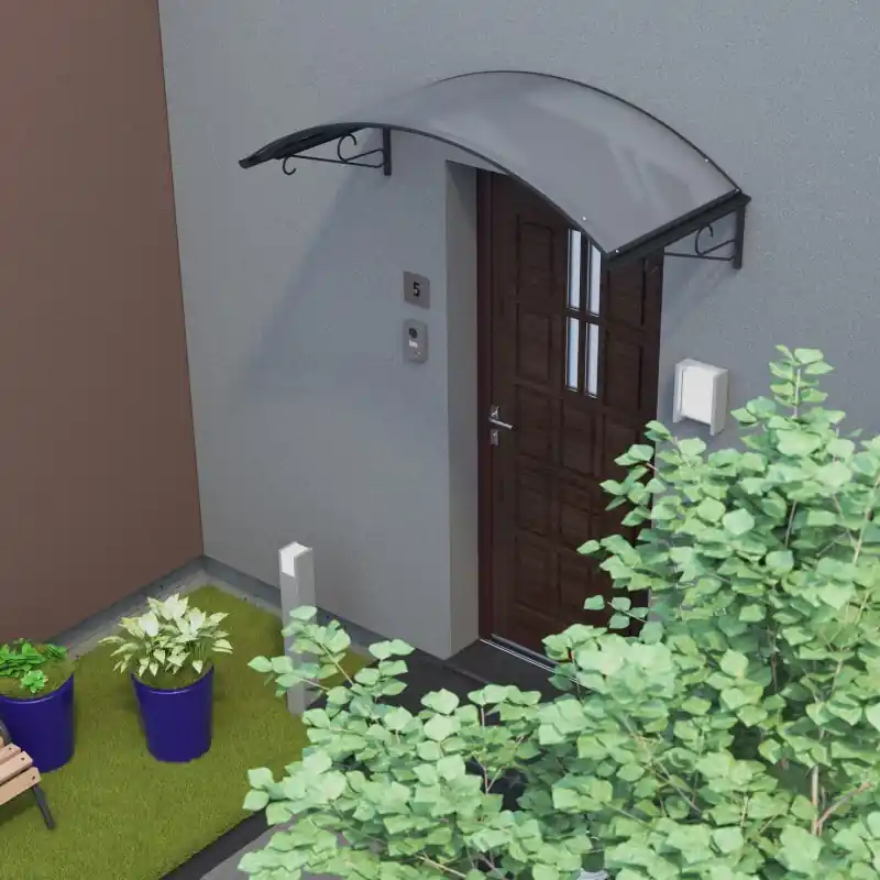 vchodová stříška LANITPLAST ALBA 140/80 antracit PK1023 Direkt Vom Hersteller