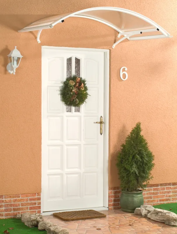 Preiswert vchodová stříška LANITPLAST ARCO 160/90 bílá PK874