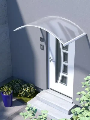 Neu vchodová stříška LANITPLAST TOPAZ 130/70 bílá PK901