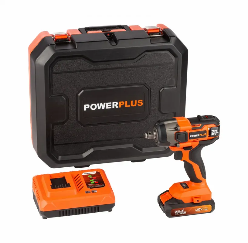 POWDP20160 Aku rázový utahovák 1/2" 20V SET POWERPLUS záruka 3 roky Super-Preis