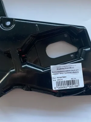 Boční hliníkový odlitek (kryt) pro vřeteno - levý z pohledu obsluhy Neue Kollektion