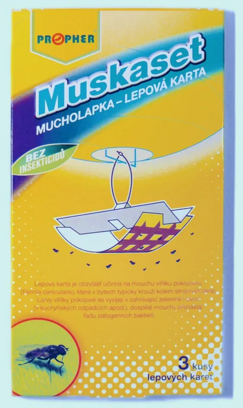Markenware AgroBio MUSKASET lepová karta, 10x20 cm