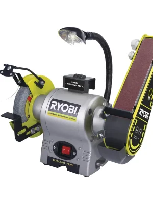 Abverkauf Ryobi RBGL250 250W pásová a kotoučová bruska rozměr kotouče 150x20mm