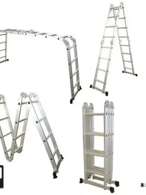Hliníkový žebřík G21 - 3,7 M multifunkční Markenprodukt
