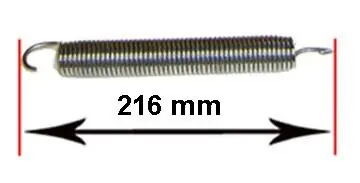 Pružina 8,5", stříbrná, JumpKING Sonderangebot