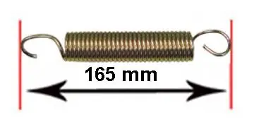Saisonangebot Pružina 6,5", zlatá, JumpKING Oval-POD