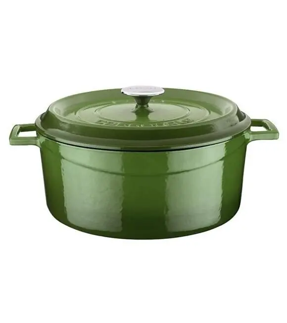 Hrnec Ø 32 cm, 9,8 l, litinový, zelený LAVA METAL LVYTC32K2G Mega-Angebot