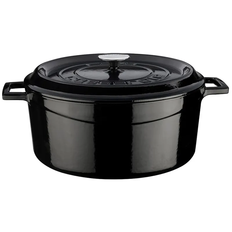 Hrnec Ø 32 cm, 9,8 l, litinový, černý LAVA METAL LVYTC32K2B Sichere Zahlung