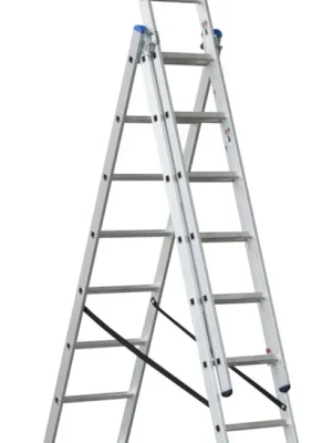 Expressversand Třídílný žebřík 5,1m 3 x 8 příček - G21 6390383