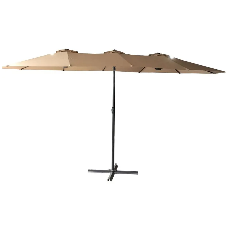 Bestpreis Double Zwu-307 Slunečník 456 x 270 cm, béžový ROJAPLAST 607/74