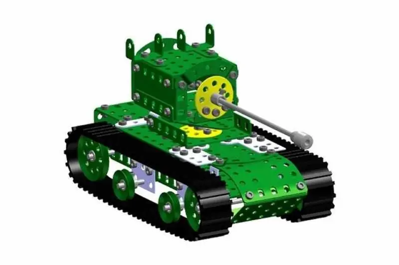 Army set, 674 dílů, 40 modelů Merkur 10991129 Letzte Chance