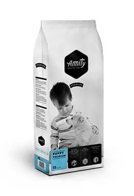 Angebot Premium dog PUPPY Krmivo pro psy 15kg AMITY 1003525