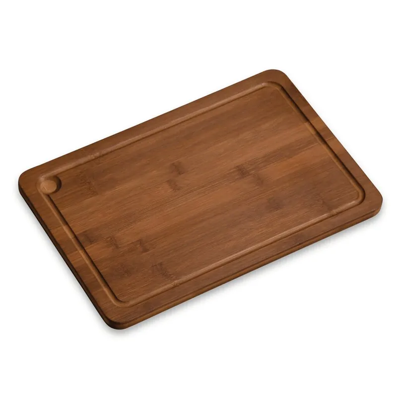 Aktuell Krájecí a servírovací prkénko 38 x 25 x 1,6 cm, tmavý bambus KESPER 59391