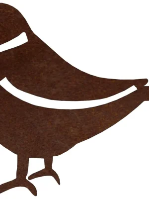 Highlight Zahradní dekorace vrabec 3, 15 x 10 cm, corten CORGARDEN 1059