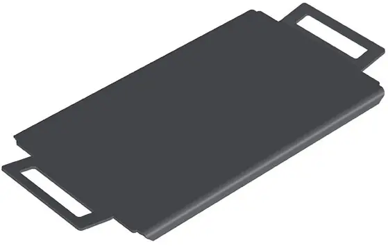 Top-Preis Grilovací plát na zahradní ohniště 62 x 30 x 3 cm, ocelový CORGARDEN 1073