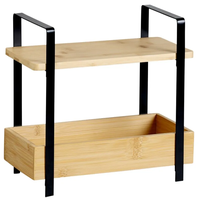 Kuchyňská police 30 x 14 cm, bambus/kov KESPER 58810 Meistverkauft