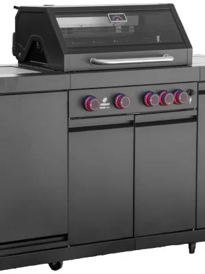 Black Pearl 4 Plynový gril - kuchyň LANDMANN 15496 Knallerangebot