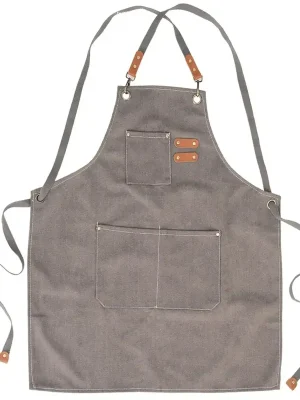 Neue Kollektion Canvas gril Kuchyňská zástěra, šedá ORION 960871