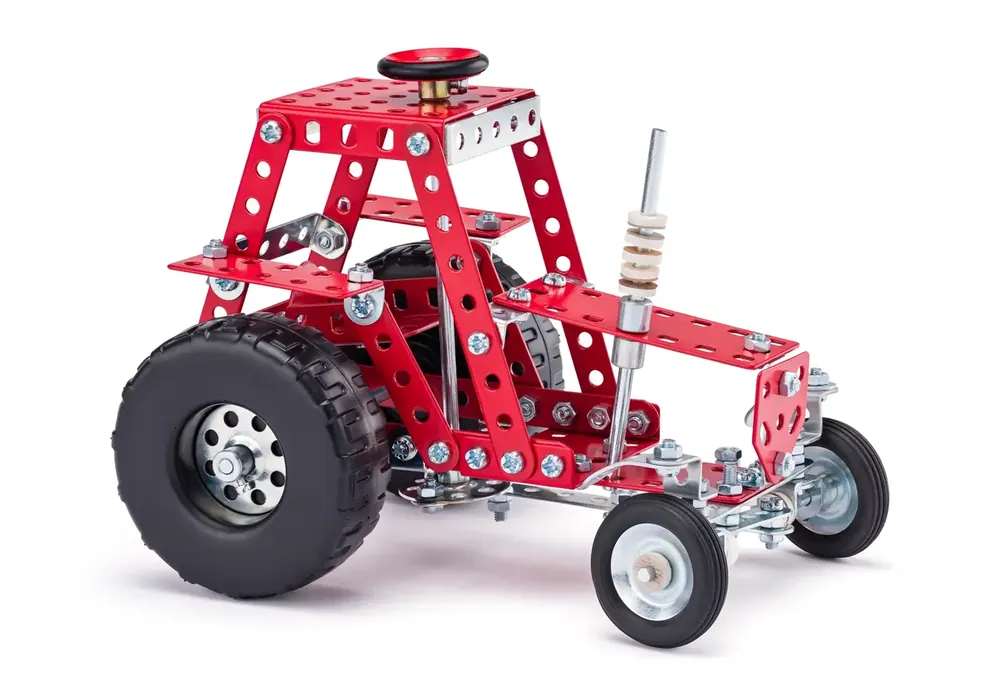 Super-Preis Traktor s řízením 057, 205 dílků MERKUR 10995578